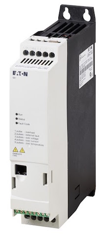 Eaton's PowerXL DE1 Variable Speed Starter (VSS) is designed for users who need variable frequency and advanced motor protection and is useful for situations where a variable motor speed is required but would be too complex. Courtesy: Eaton