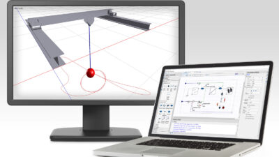Through an iterative process of testing and verification supported by diagnostic tools and 3-D graphics, the model is refined continually as components are sized. Courtesy: B&R Automation