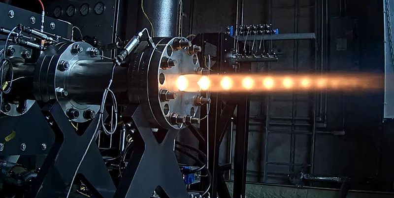 A solid fuel ramjet combustor is among the many multidisciplinary facets of propulsion innovation and research at Purdue’s Maurice J. Zucrow Laboratories. Courtesy: Carson Slabaugh, Purdue University