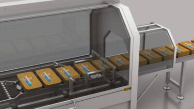 Highly productive and dynamic automation depends on optimizing the flow of materials between individual processes. Achieving close to a continuous flow is the ultimate aim, including at the end of a production line where goods need to be packed, palletized and transferred for onward distribution. Sick’s Safe Portal is a pre-certified solution, originally developed for material transfer stations in automotive assembly. Courtesy: Sick, Control Engineering Europe