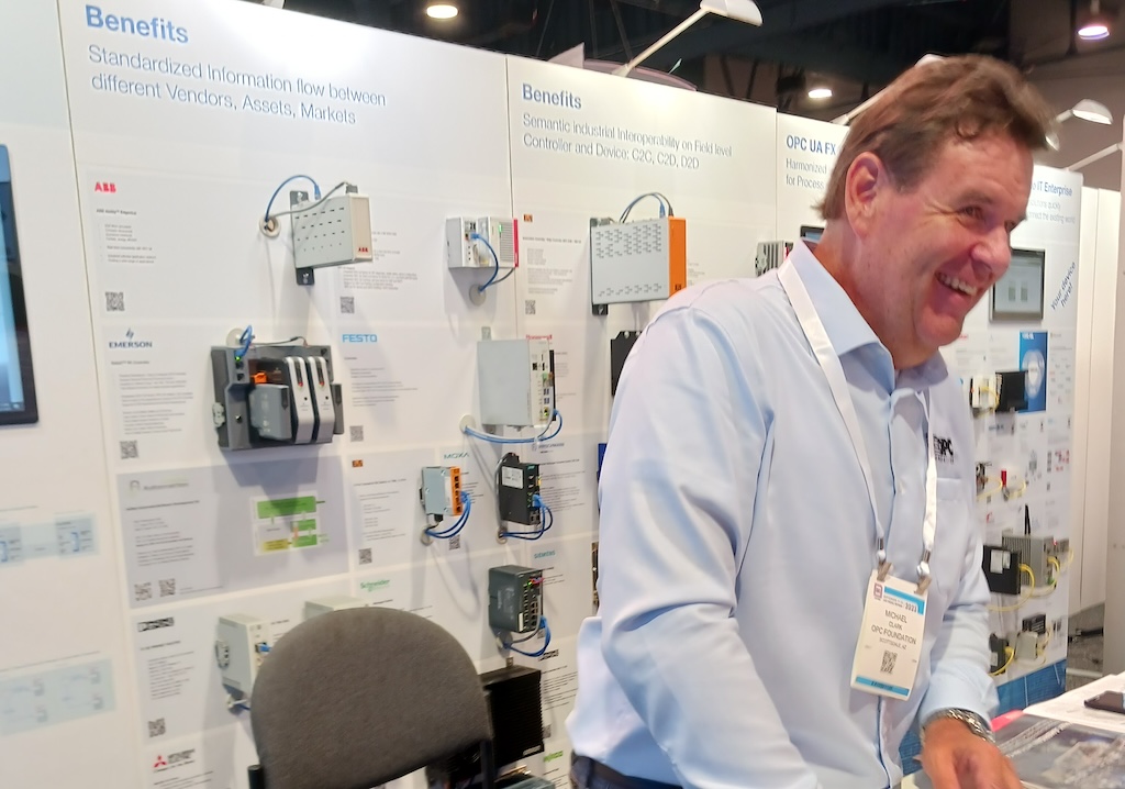 Automation and controls applications benefit when OPC Unified Architecture (OPC UA) integrates a common data model for information exchange, suggested Mike Clark, OPC Foundation director North America, at Pack Expo Las Vegas 2023. 