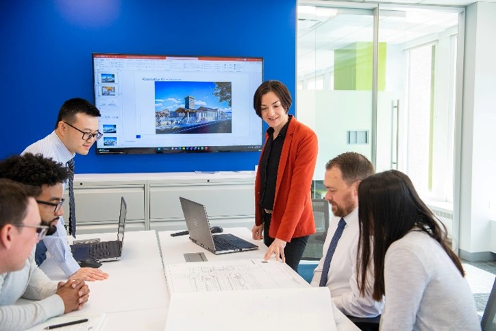 Figure 9. The selection of technology and partners on SMP in a digital transformation project helps reduce uncertainty. Courtesy: CDM Smith.