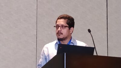 Sunil Vedula, PE, founder and CEO, Nanoprecise, said pumps compressors and turbines provide data to avoid unplanned downtime; most downtime losses are due to rotating machinery, as explained at the 2025 ARC Industry Leadership Forum by ARC Advisory Group. Courtesy: Mark T. Hoske, Control Engineering