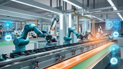 Figure 1: Smart manufacturing utilizing tools like Industrial Internet of Things, generative AI, digital twins and other technologies can help manufacturers increase productivity and cut costs. Courtesy: WTWH Media