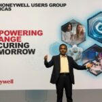 Honeywell Process Solutions president and CEO Pramesh Maheshwari speaking at the Honeywell Users Group 2025.